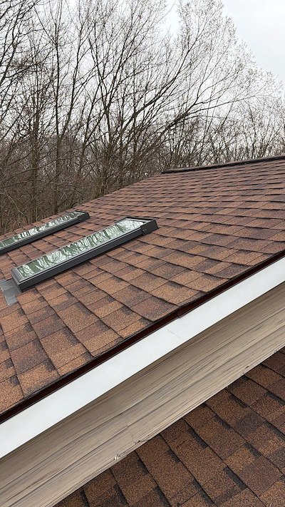 New Skylights Remove Power Fan and Replace Metal Facia